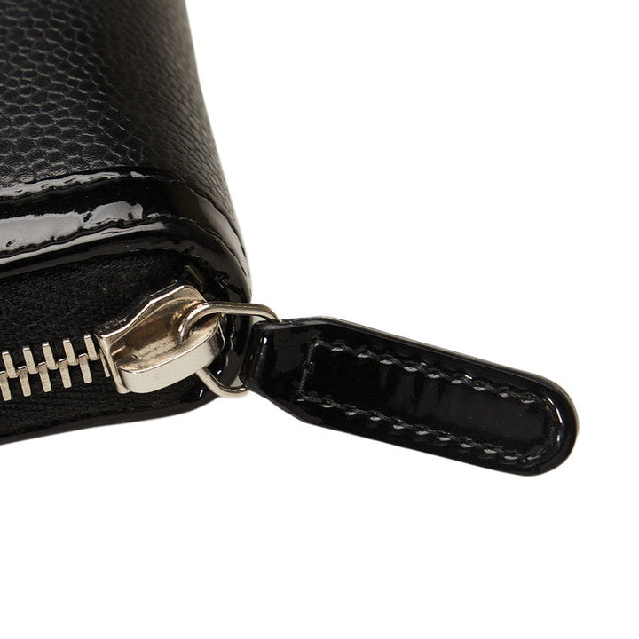 Top Quality Chanel Coco Long Wallet Black Leather  Chanel