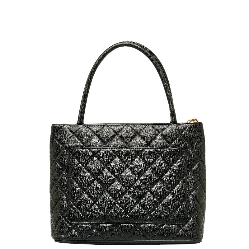Top Quality Chanel   Cocomark Tooth Bag houlder Bag Black Caviar S  CHANEL
