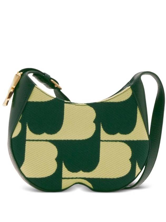 Burberry Chess Leather Small Shoulder Bag Green