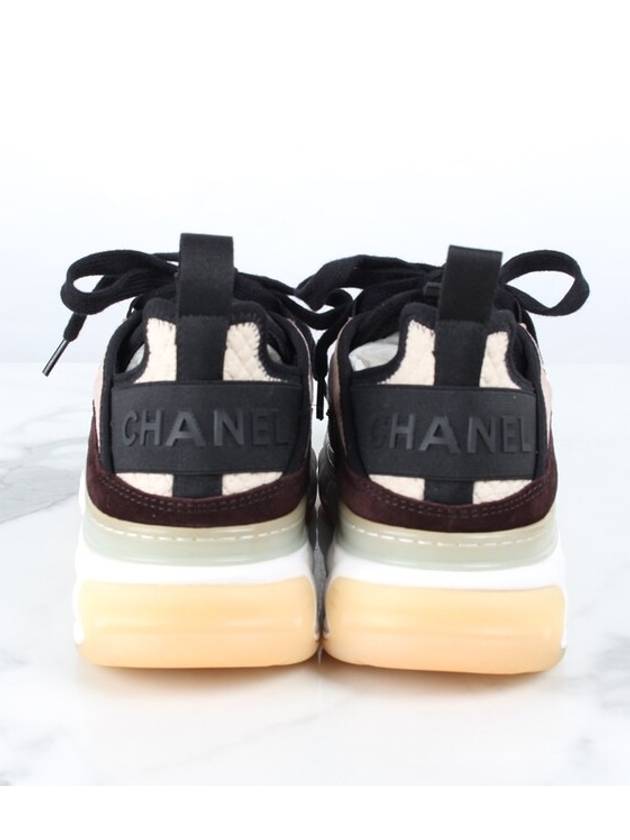 Mixed fiber CC logo sneakers 36 230 Chanel
