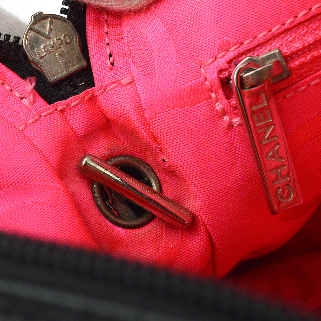 Top Quality Chanel Black Calfskin Cambon Ligne Shoulder Bag
