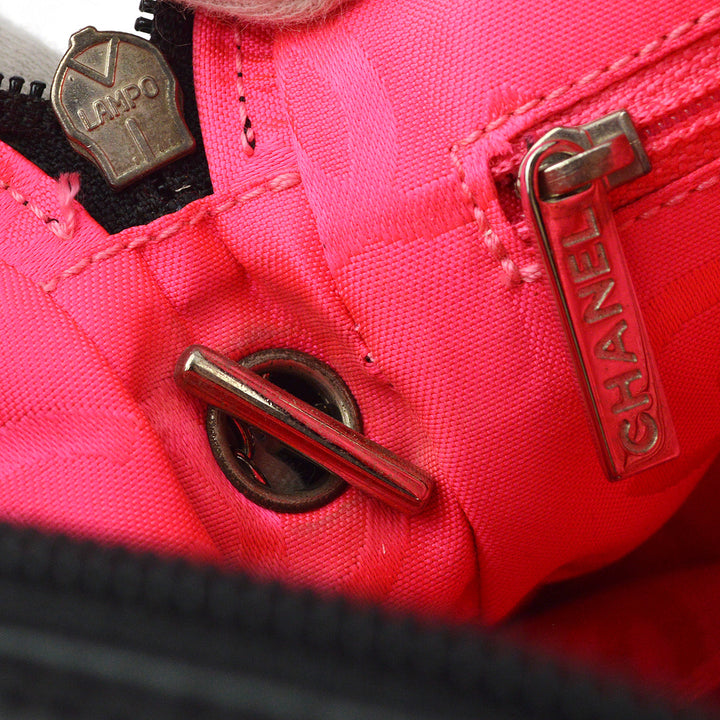 Top Quality Chanel Black Calfskin Cambon Ligne Shoulder Bag