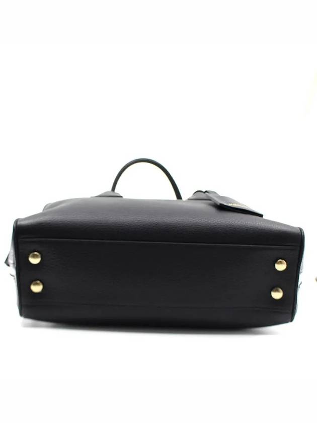 Burberry Half Cube Medium Tote Bag Black