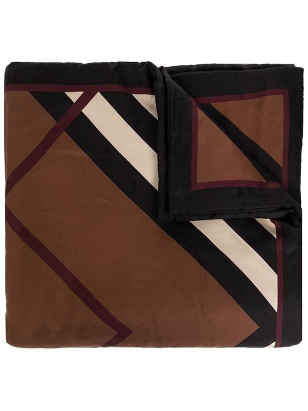 Burberry Silk Cape Brown