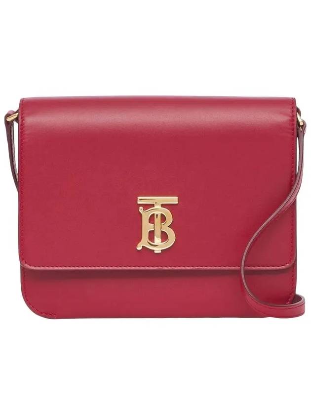 Burberry Mini Leather TB Cross Bag Red