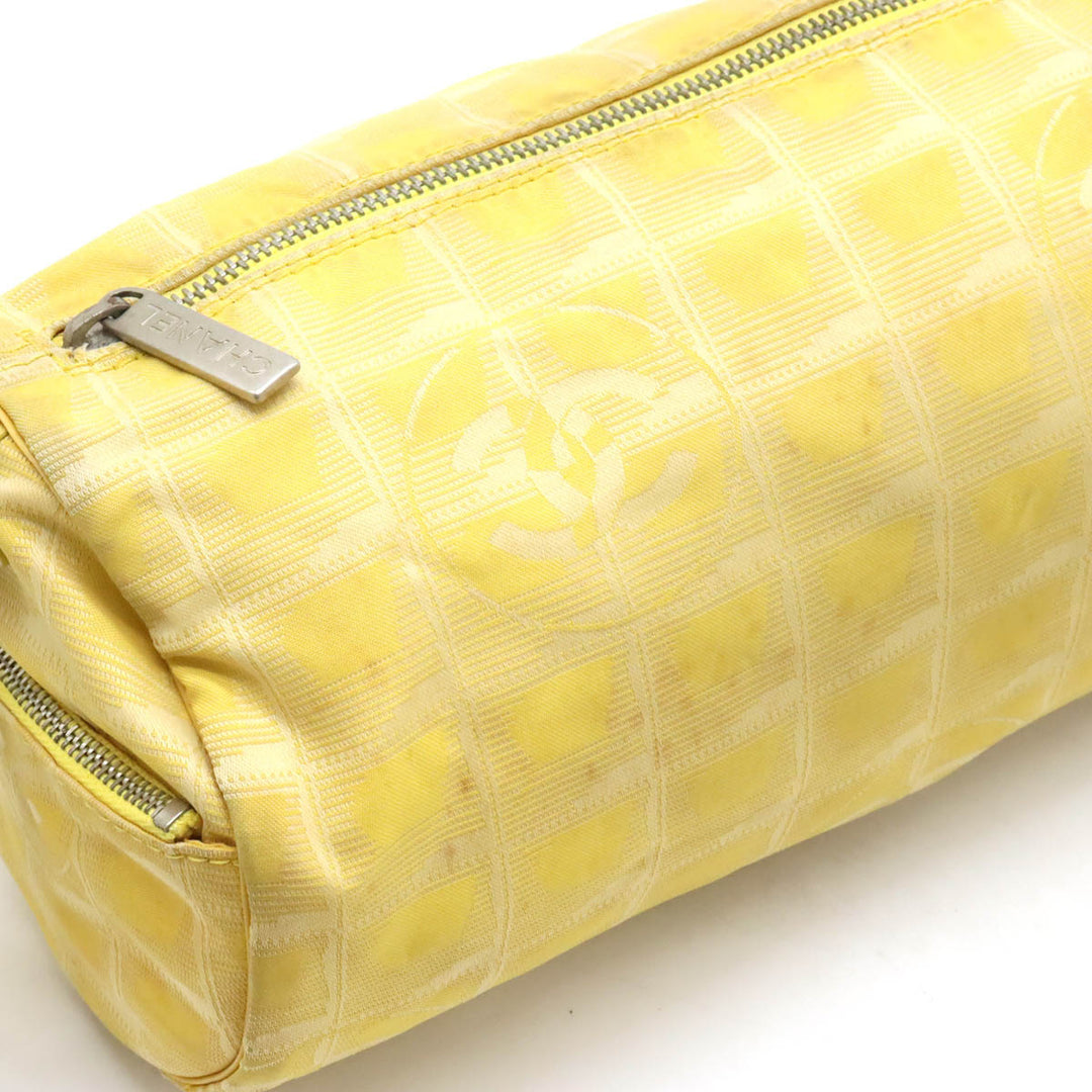 Top Quality Chanel New Loveel Line Mini Roller Bag Body Bag Nylon  Leather Yellow A17669