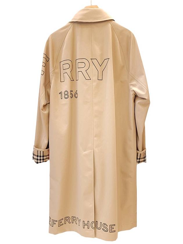 Burberry Horseferry Print Trench Coat Beige
