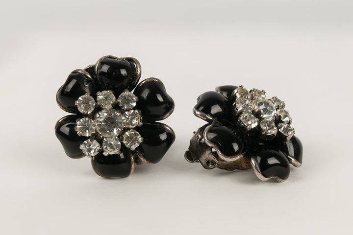 Boucles d'oreilles cam√©lias Chanel