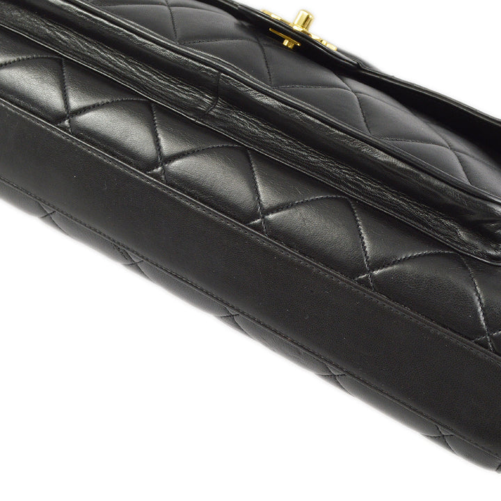 Top Quality Chanel Black Lambskin Briefcase Business Handbag