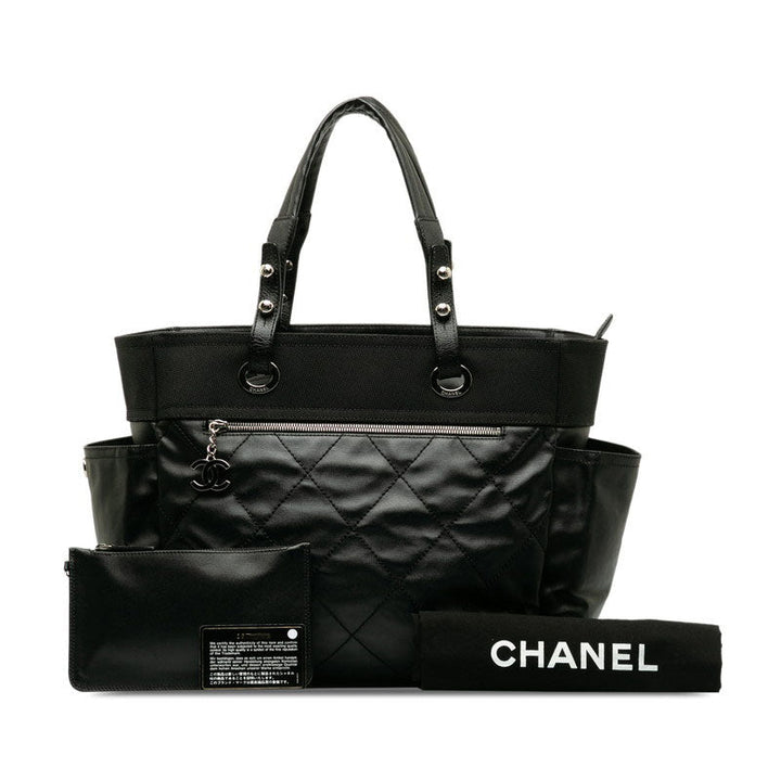 Top Quality Chanel COCOMARK PARIBIARITZ GM Tote BAG BLACK PVC LINKS LEADER LADY Top Quality Chanel SHOPPING MARKET SHOPPING CHANEL