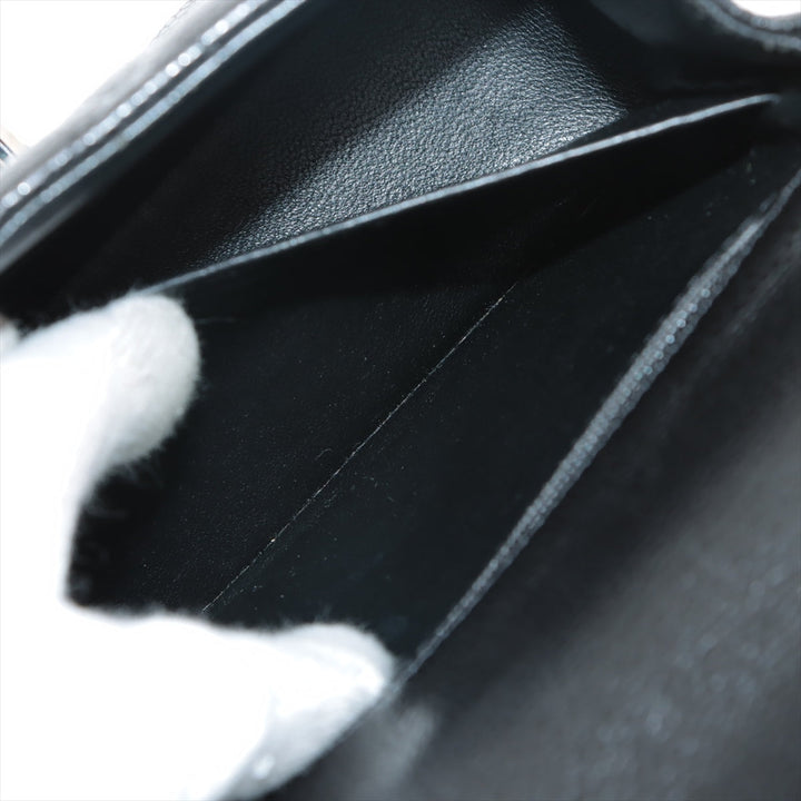 Top Quality Chanel Mini Matrasse Caviar S Single Flap Single Chain Bag Black Silver  19th