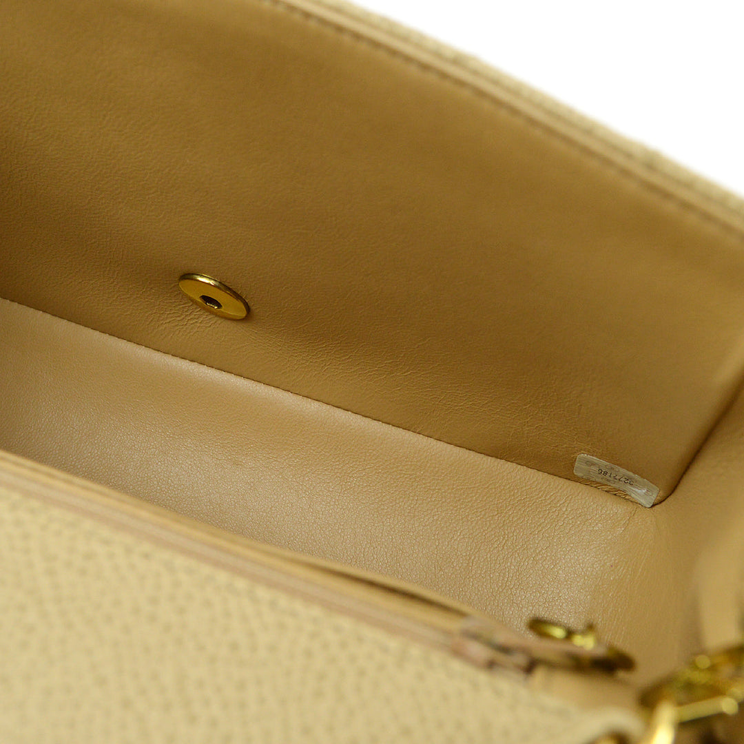Top Quality Chanel Beige Caviar Medium Diana Shoulder Bag