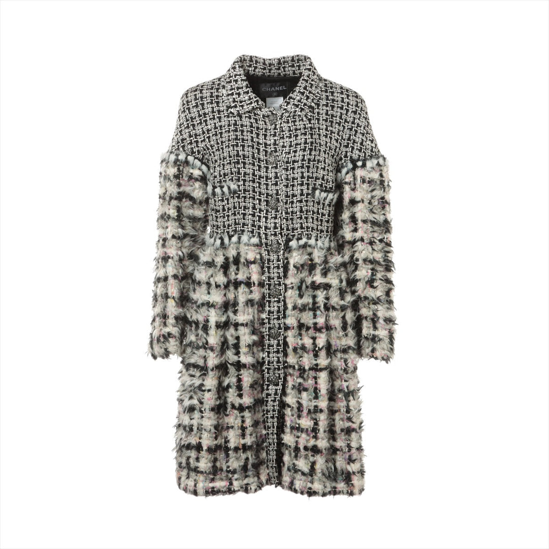 Top Quality Chanel Coco Grippor P39 Twid Coat 40  Multicolor Fantasy 10AW Collection Runway 21 P39540W04561