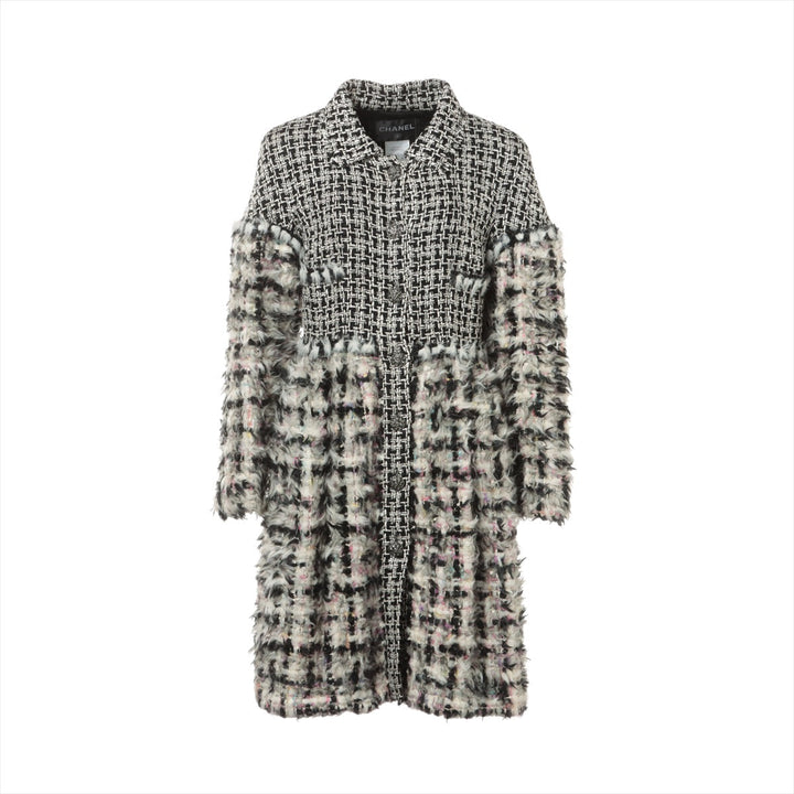 Top Quality Chanel Coco Grippor P39 Twid Coat 40  Multicolor Fantasy 10AW Collection Runway 21 P39540W04561