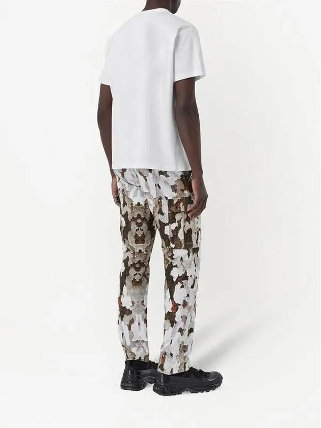 Burberry Men's Logo Short Sleeve T-Shirt White
