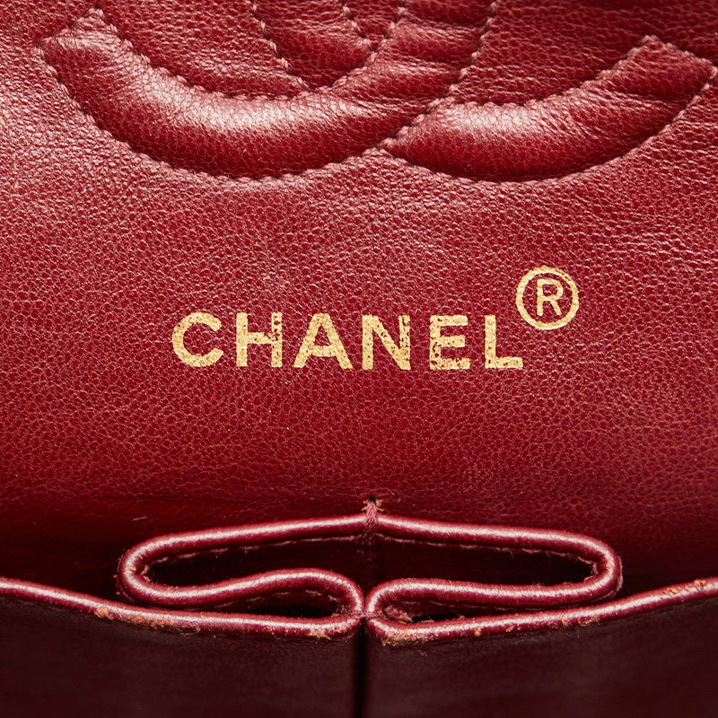 Top Quality Chanel Mattress 23 Double Flat Gold  Chain houlder Bag Black  S  Chanel