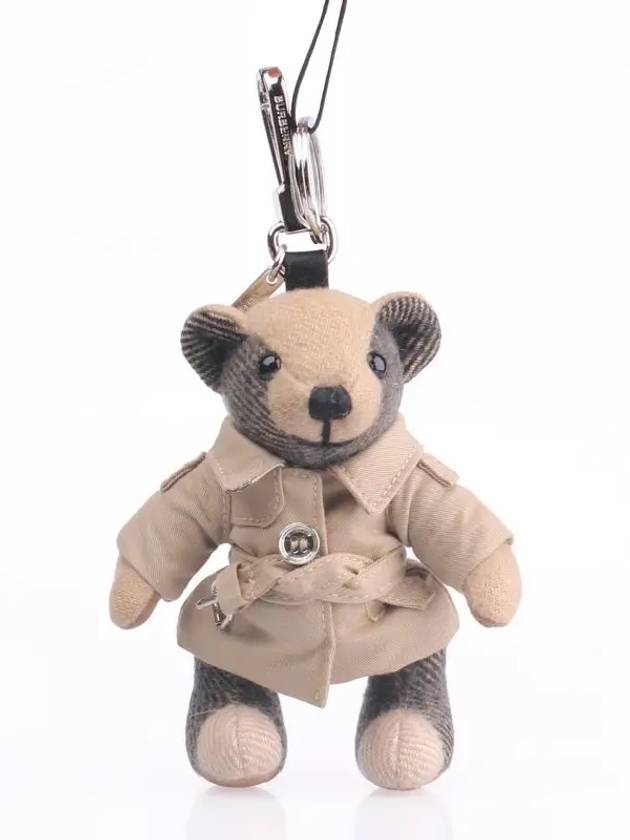 Burberry Trench Coat Thomas Bear Charm Key Holder Archive Beige