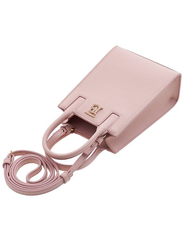Burberry Micro Frances Leather Tote Bag Pink