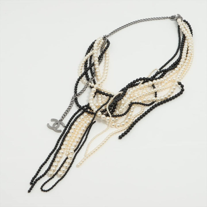 Top Quality Chanel Coca-Cola B14K Necklace GP x  Pearl Silver