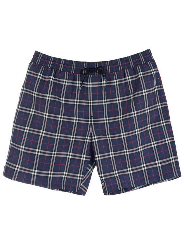 Burberry Check Swim Shorts Navy