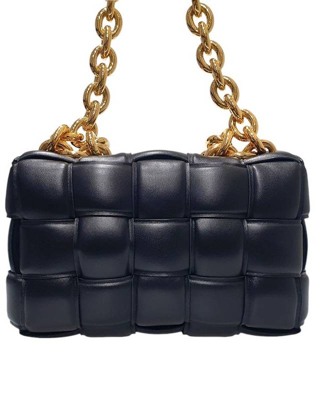 Bottega veneta 631421 Padded cassette gold chain shoulder bag