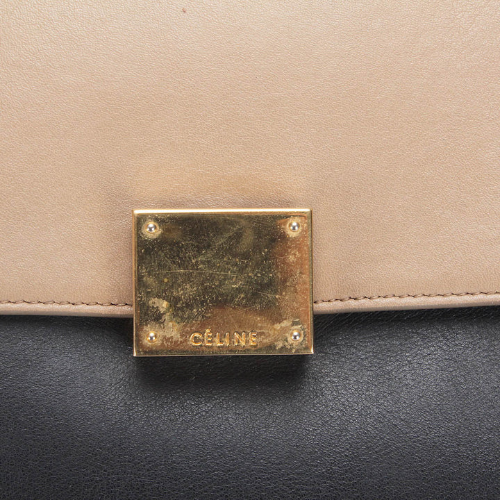 Celine Tri-Color Leather Trapeze