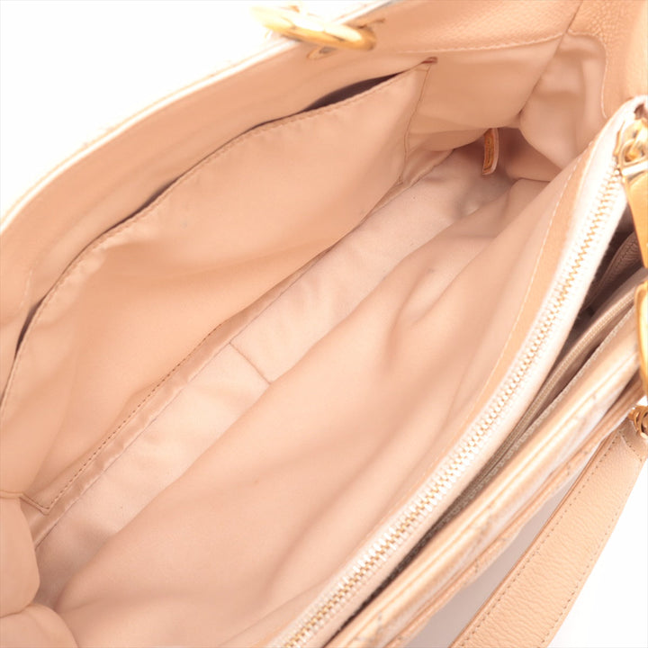 Top Quality Chanel GST Caviar S Chantrotot Bag Beige G