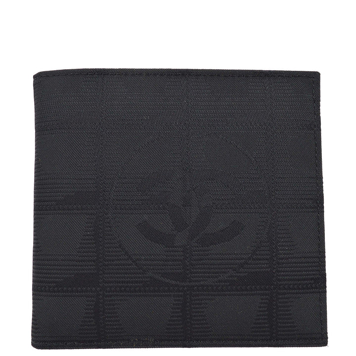 Top Quality Chanel 2001-2003 Black New Travel Line Bifold Wallet Purse