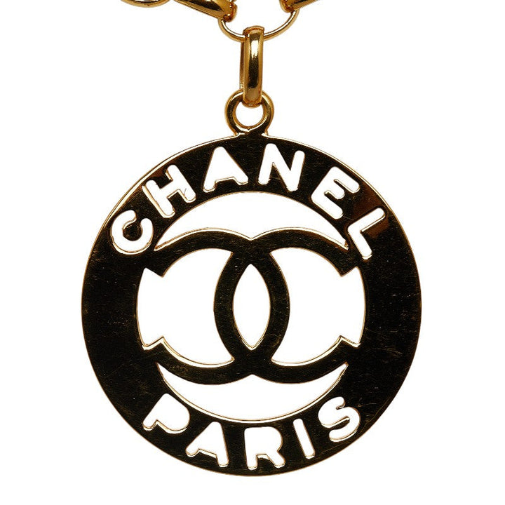 Top Quality Chanel Big Coca-Cola Necklaces Gold   Chanel