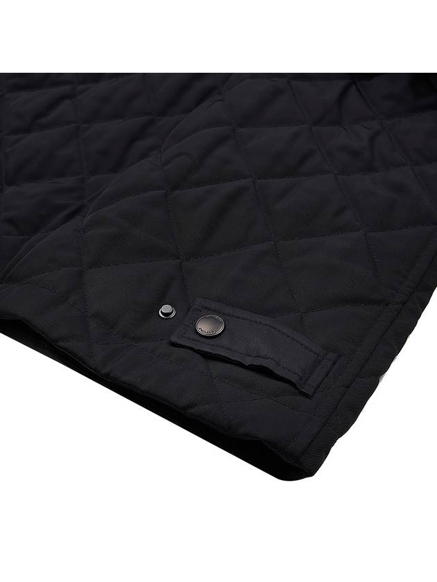 Burberry Diamond Quilted Thermoregulated Jacket Black