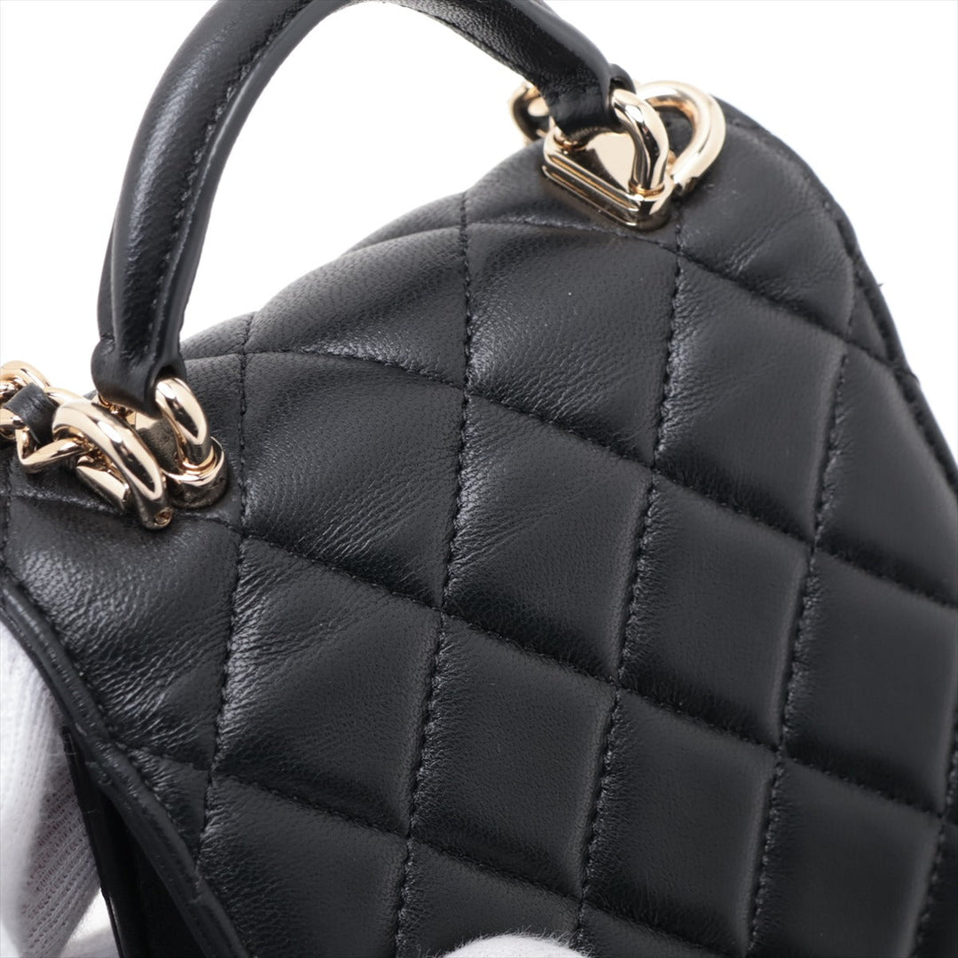 Top Quality Chanel Lambskin  Chain Shoulder Bag Black G