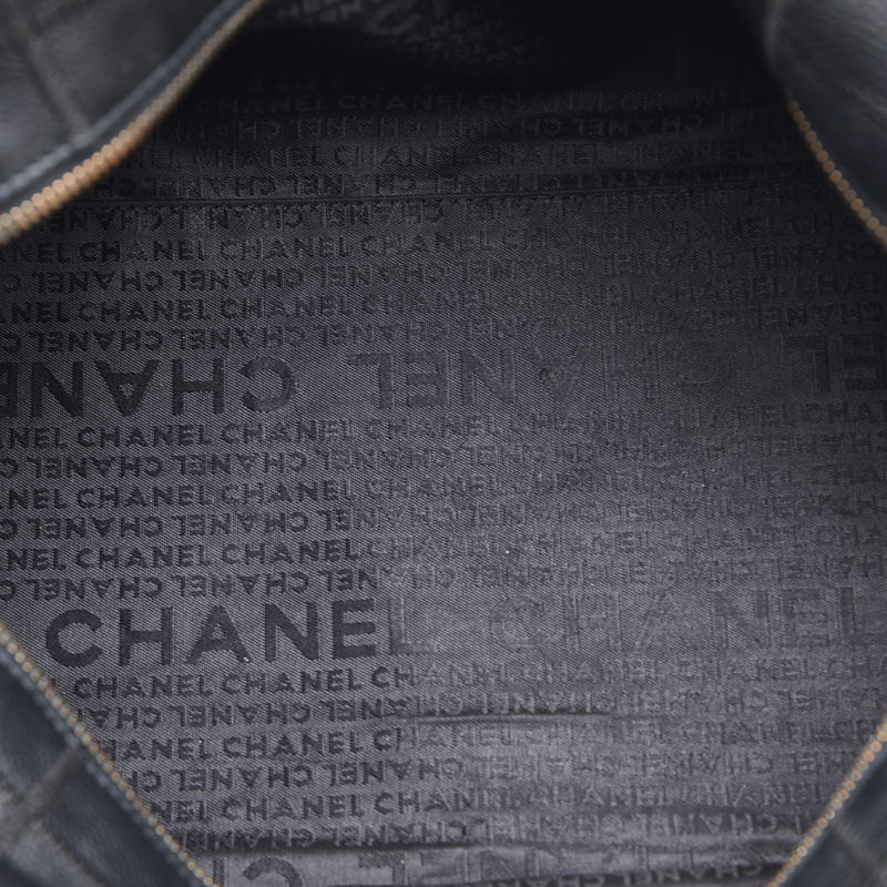 Top Quality Chanel Coco Handbag Mini Boston Bag Black Leather  Chanel