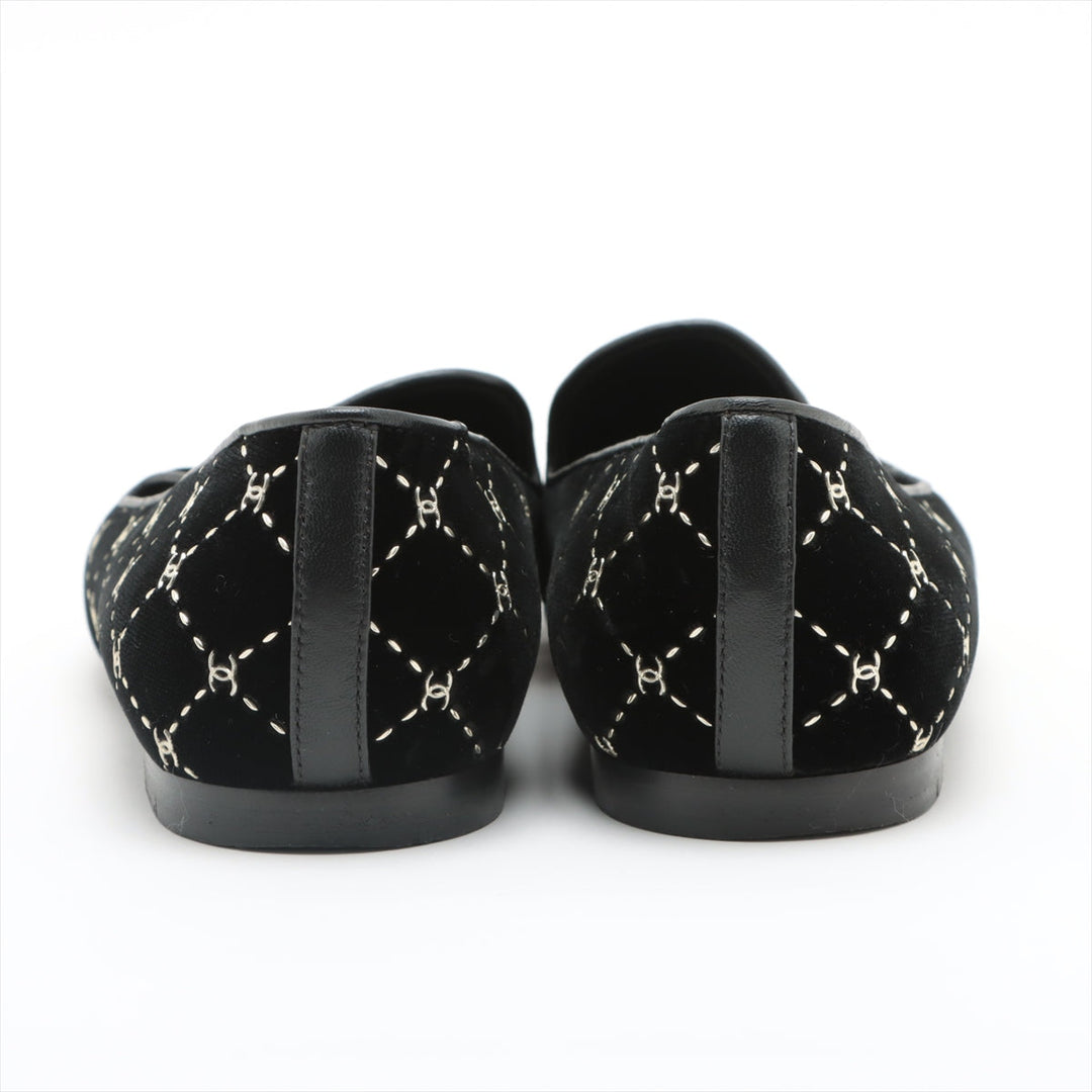 Top Quality Chanel Coco Belloor X Leather  39C  Black G33126 Opera Shoes