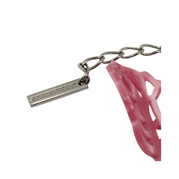BURBERRY Purple Resin Long Necklace