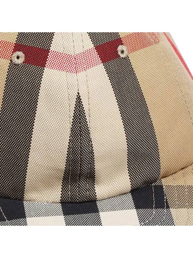 Burberry Reversible Vintage Check Cotton Ball Cap Archive Beige