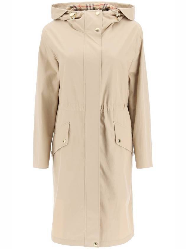 Burberry Drawstring Trench Coat Beige