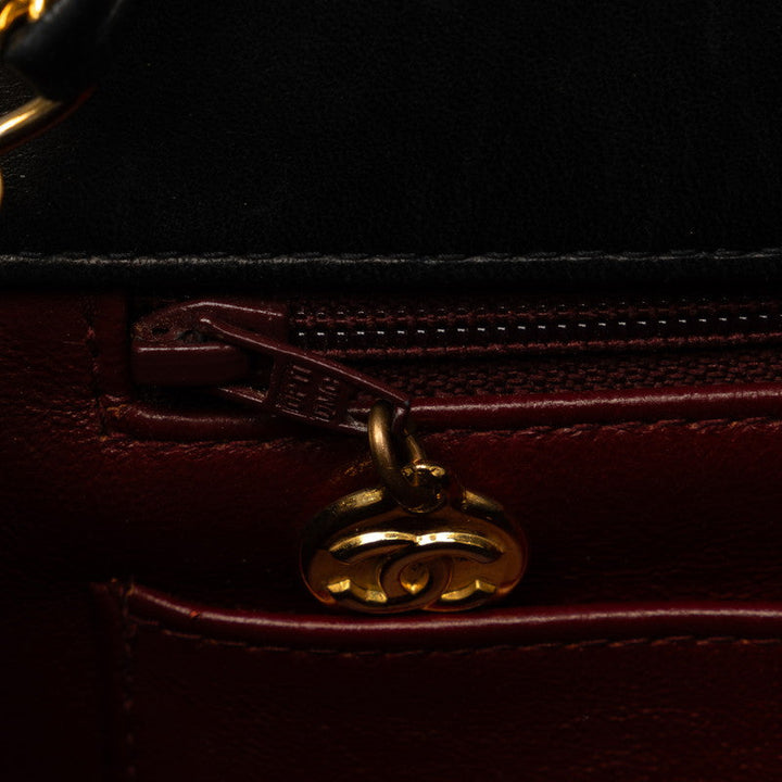 Top Quality Chanel Diana Flap Medium in Lambskin Black