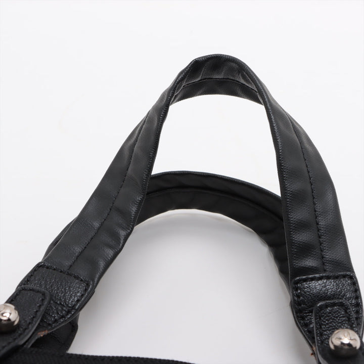 Top Quality Chanel PARIBIARITZ MM  Linen Tote Bag Black Silver G  13th