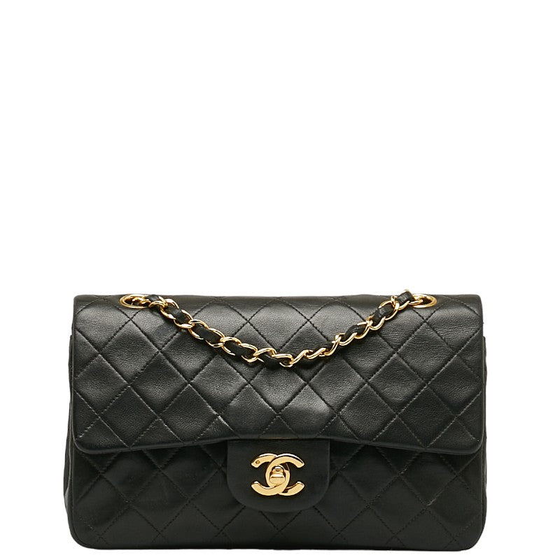 Top Quality Chanel Matrace 23 Cocomark Double Flip Chain houlder Bag Black   CHANEL