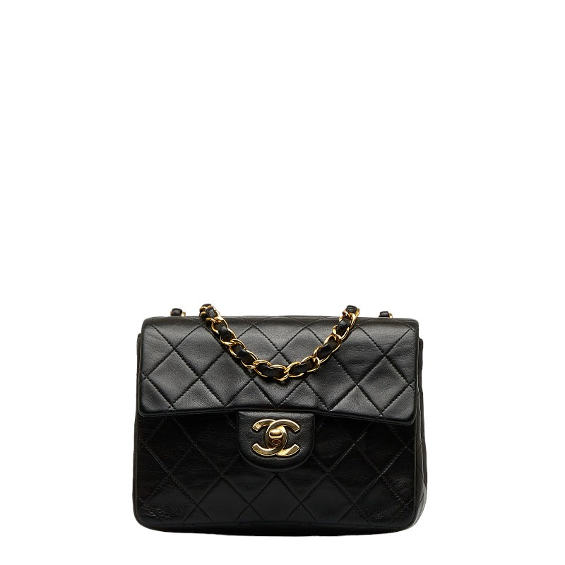 Top Quality Chanel Miniature Chain houlder Bag Black Gold  Lady Chanel