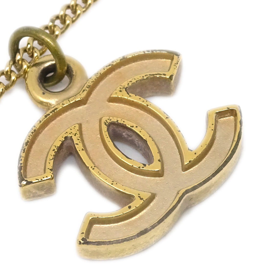 Top Quality Chanel CC Chain Pendant Necklace Gold 04A