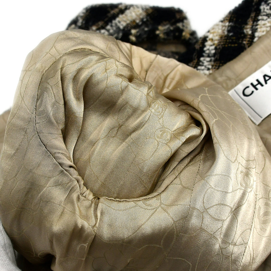 Top Quality Chanel Single Breasted Jacket Beige 06A #36
