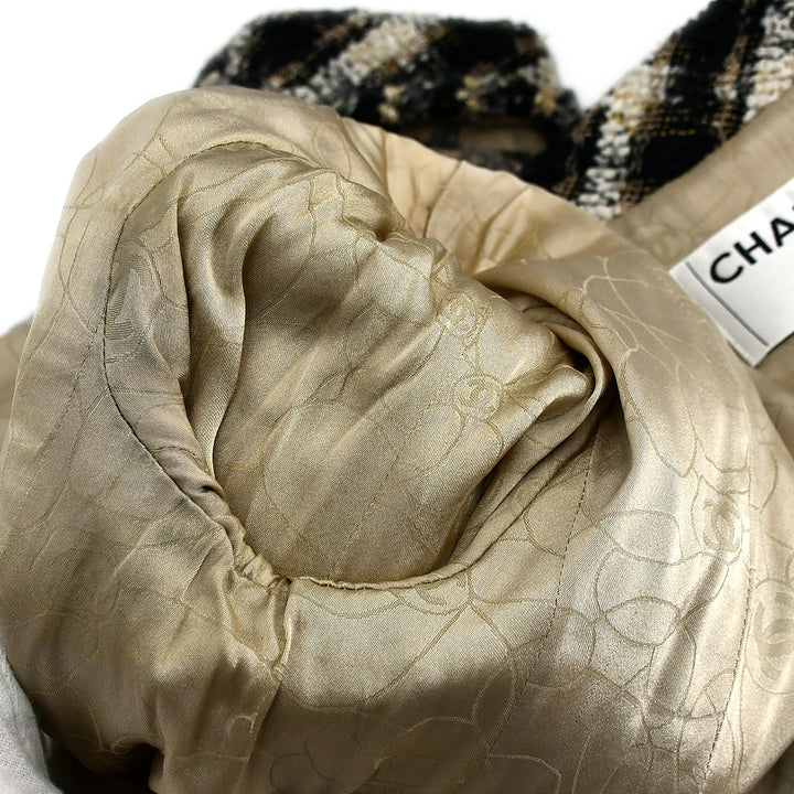 Top Quality Chanel Single Breasted Jacket Beige 06A #36