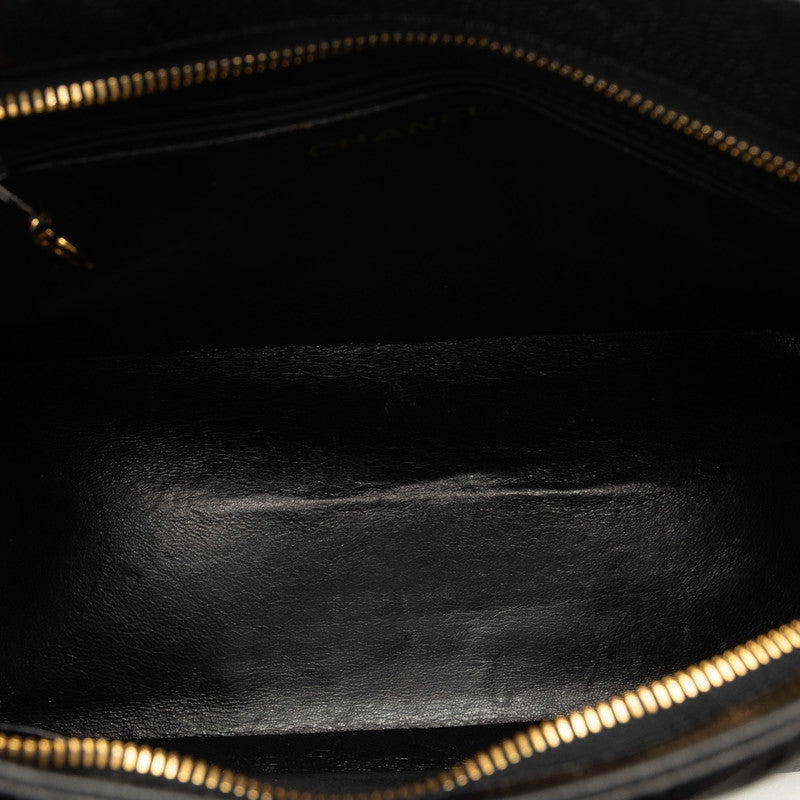 Top Quality Chanel   Cocomark Tooth Bag Handbag Black Caviar   Chanel