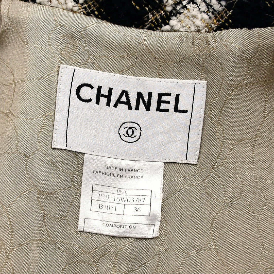 Top Quality Chanel Single Breasted Jacket Beige 06A #36