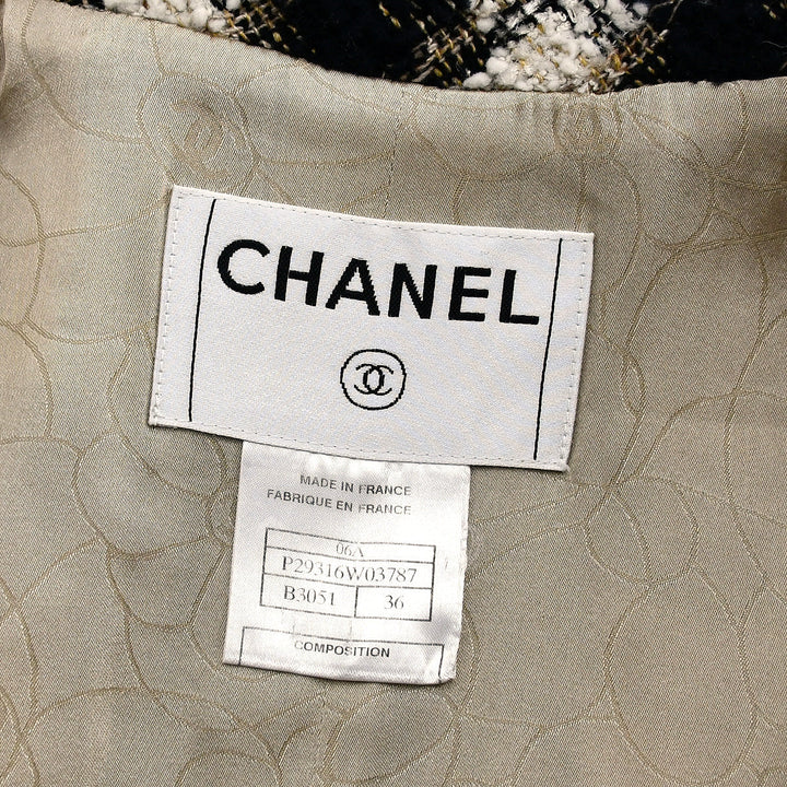 Top Quality Chanel Single Breasted Jacket Beige 06A #36