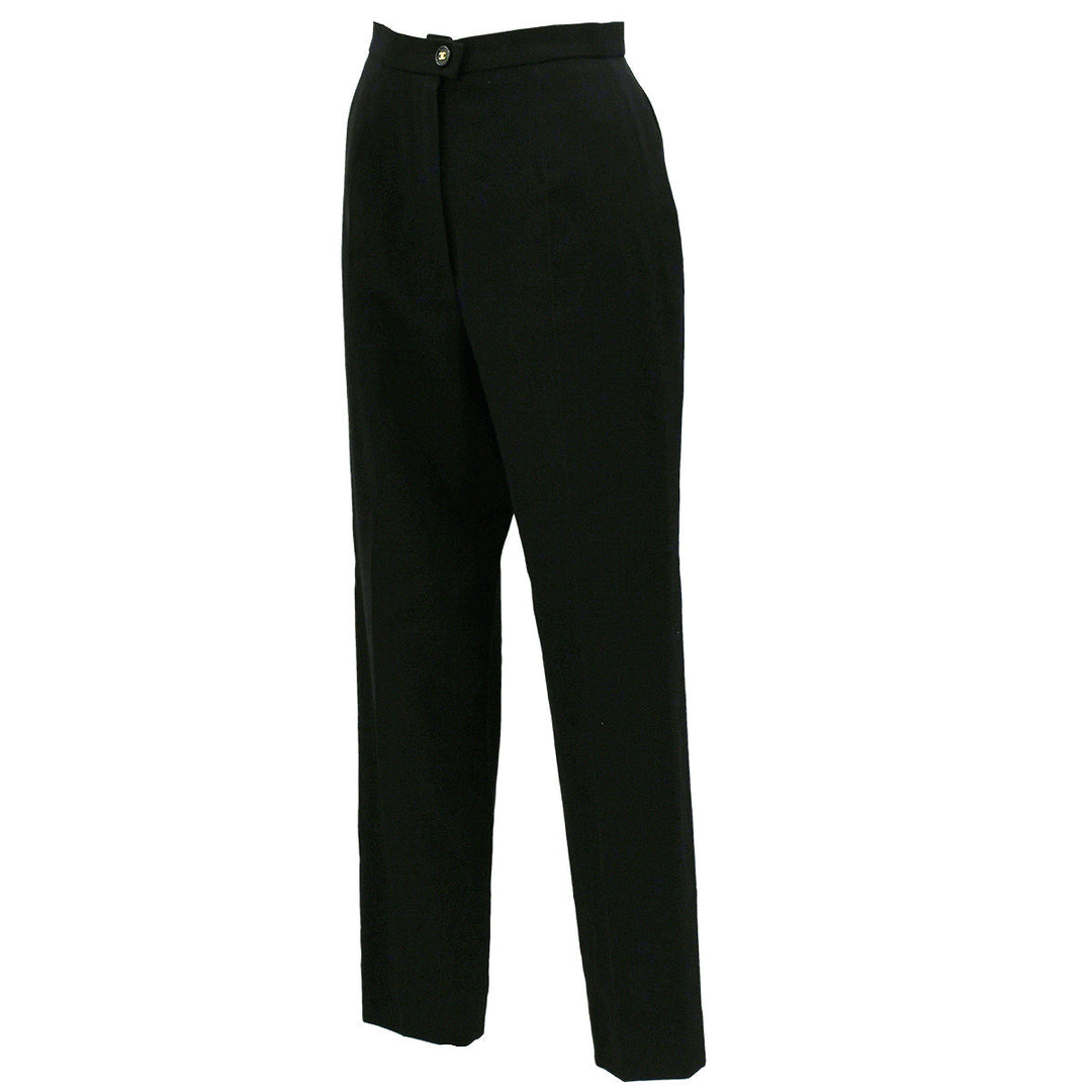 Top Quality Chanel Long Pants Black 97P #38