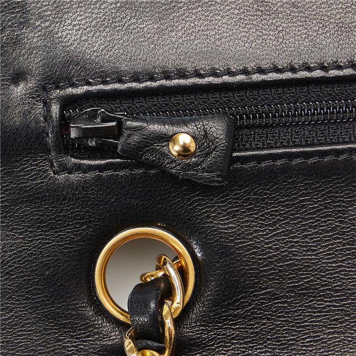 Top Quality Chanel Matrace 25 Double Flap Chain houlder Bag Black   Chanel