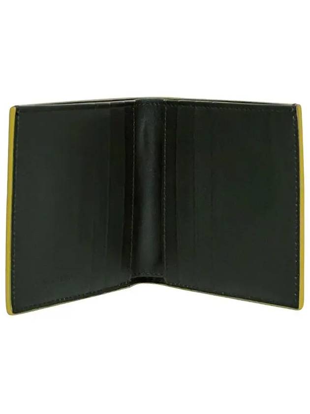 Bottega veneta Slim Intrecciato Bi-Fold Wallet Black Parakeet
