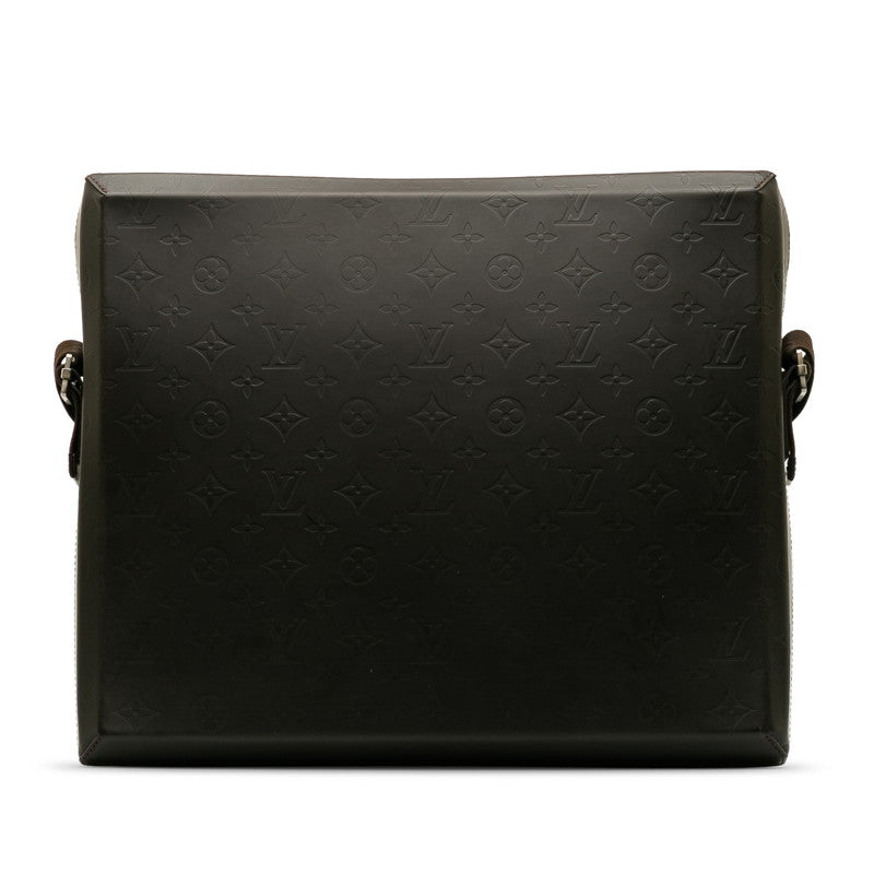 Louis Vuitton Monogram Glasses Steve Shoulder Bag Business Bag M46530 Coffee Brown Carfresser Men LOUIS VUITTON